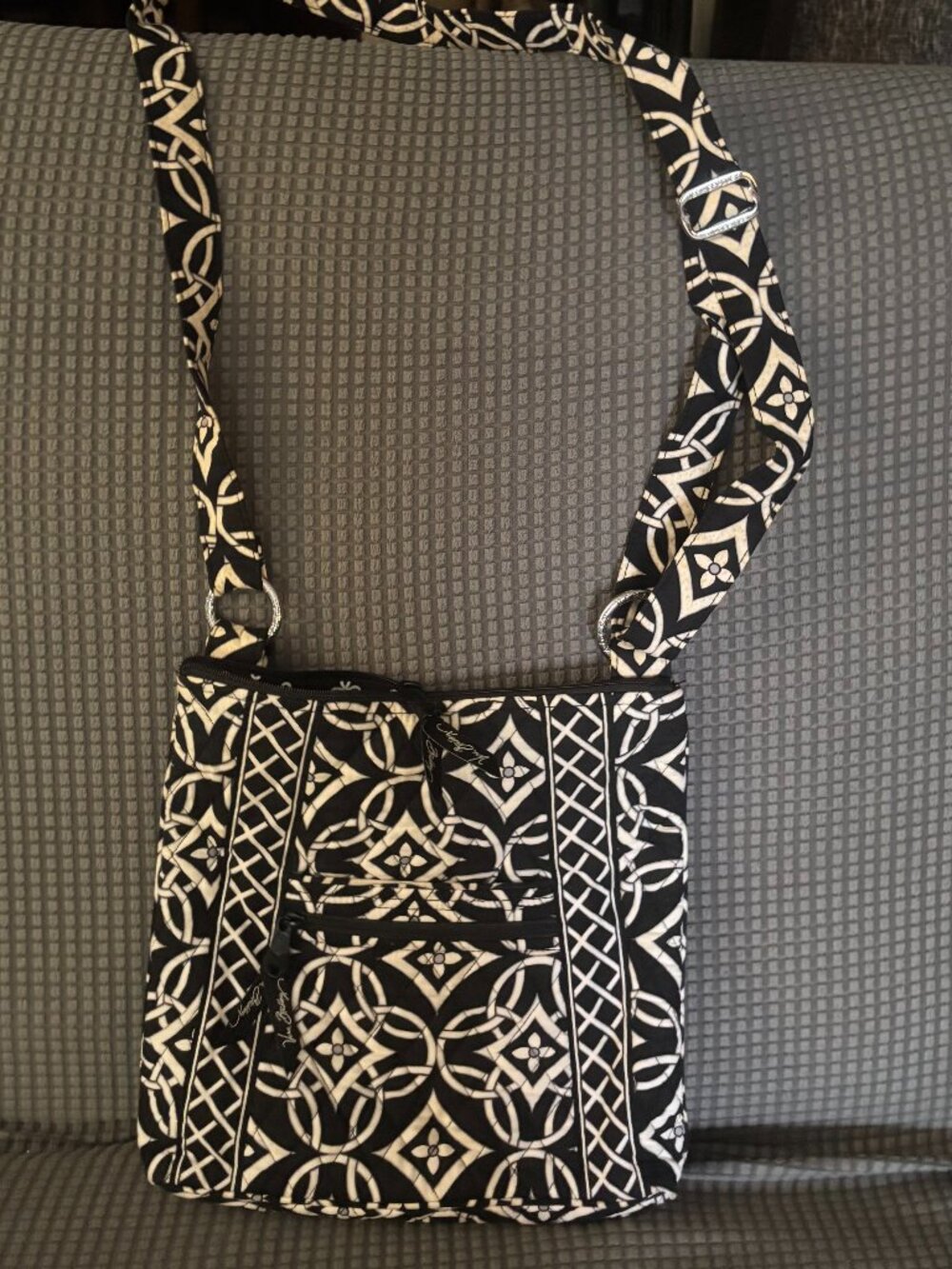 Vera Bradley Black & White Crossbody Purse